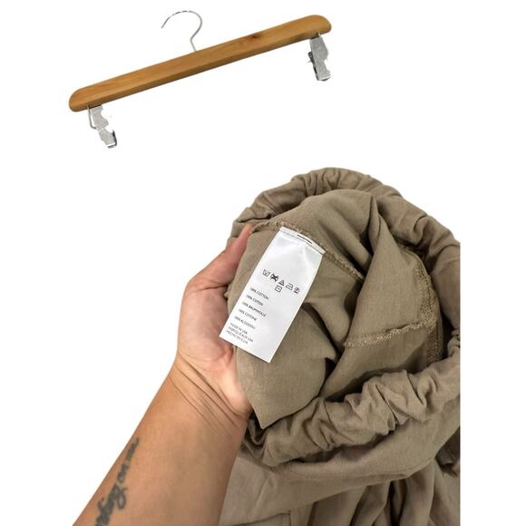 Free People Beach Wide Leg Cargo Pull On Beach Pants Cotton Womens Medium - Picture 5 of 8